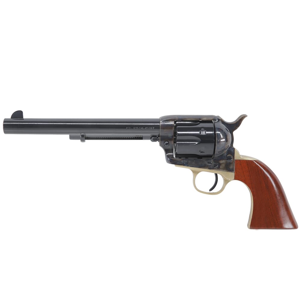 Uberti 1873 Cattleman II Brass .45 Colt 7.5" Bbl Ret Firing Pin C/H Frame Brass B/S & T/G 6rd Revolver 356450