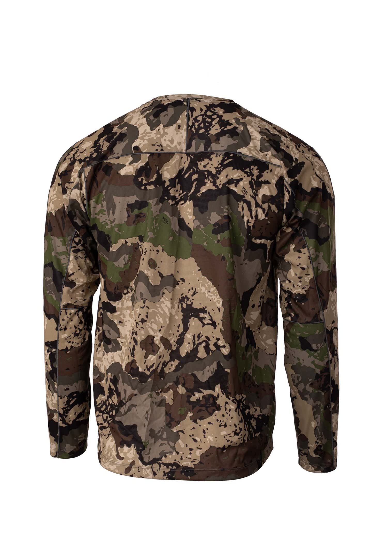 Pnuma Outdoors Renegade Long Sleeve Shirt, Caza Veil Camo S P304CS