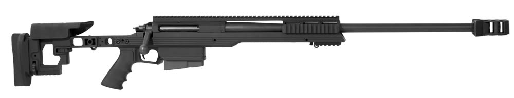 Armalite AR-30A1 30A1BT338- 338 Lapua Mag 26" Flat Top, Adjustable Stock- one 5rd mag. USED in good condition. One Mag. UA1613