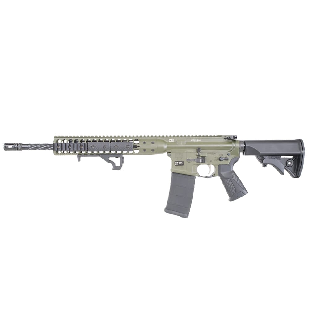 LWRC ICDI Direct Impingement 5.56mm NATO 16.1" 1:7" 1/2x28 Bbl OD Green Rifle ICDIR5ODG16