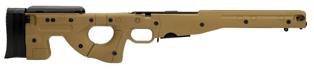 AICS Stock 1.5 Dark Earth Fixed Stock - Short Action