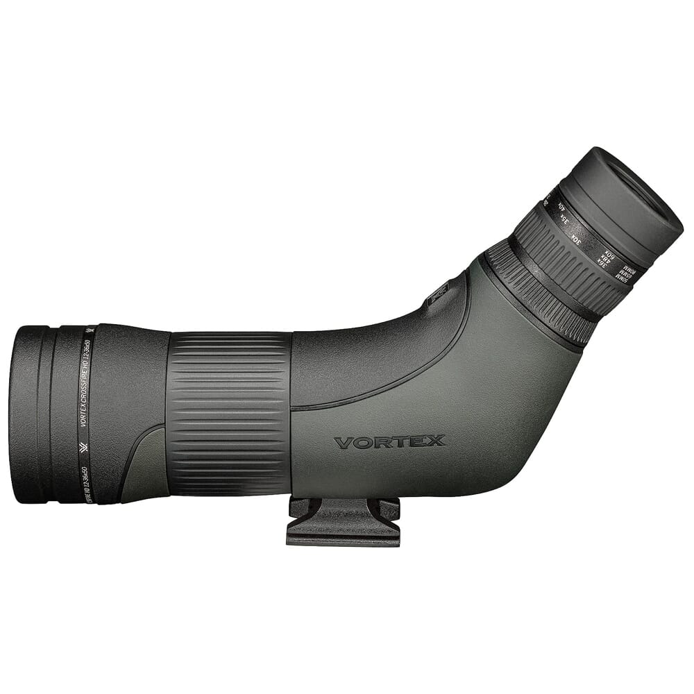 Vortex Crossfire HD 12-36x50mm Angled Spotting Scope w/Neoprene Case, Lens Covers, Lens Cloth CF-50A