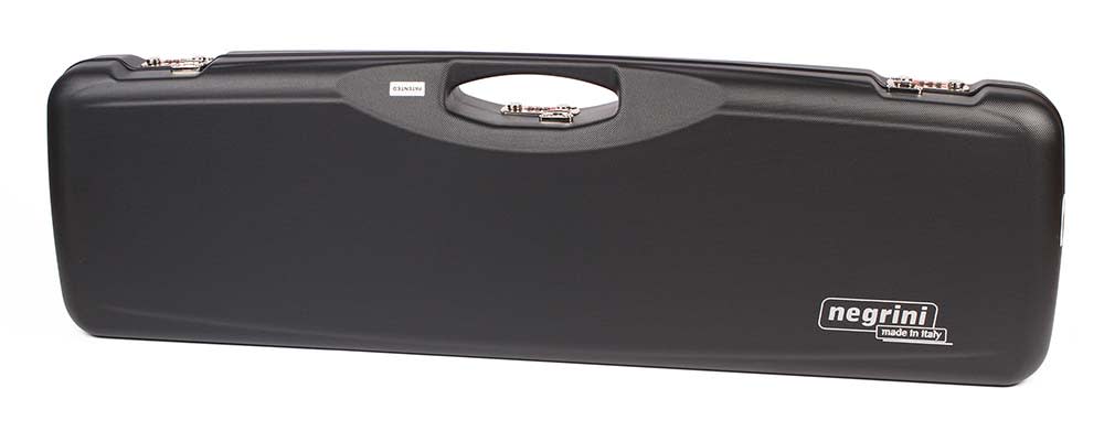 Negrini One Gun OU Sporter with Barrel Upright and Forend Off High Rib Black/Bordeaux Interior 1654LR/5267