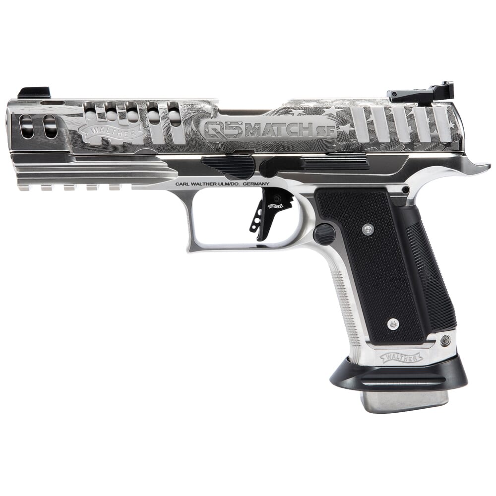 Walther Arms Meister Manufaktur PPQ Q5 Match SF 9mm Patriot Edition 15rd Pistol 2844605