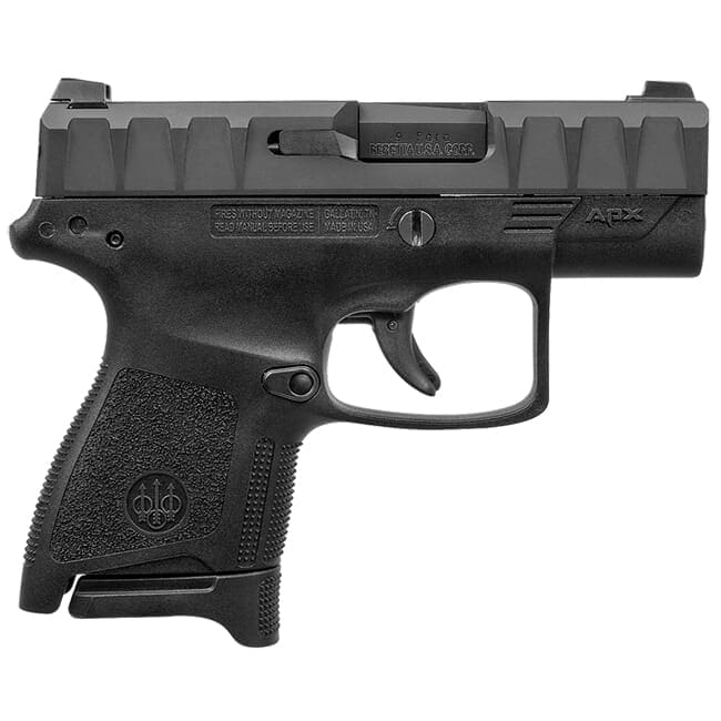 Beretta APX Carry 9mm Striker-Fired Black Pistol 8Rd (1), 6Rd (1) Mags JAXN920