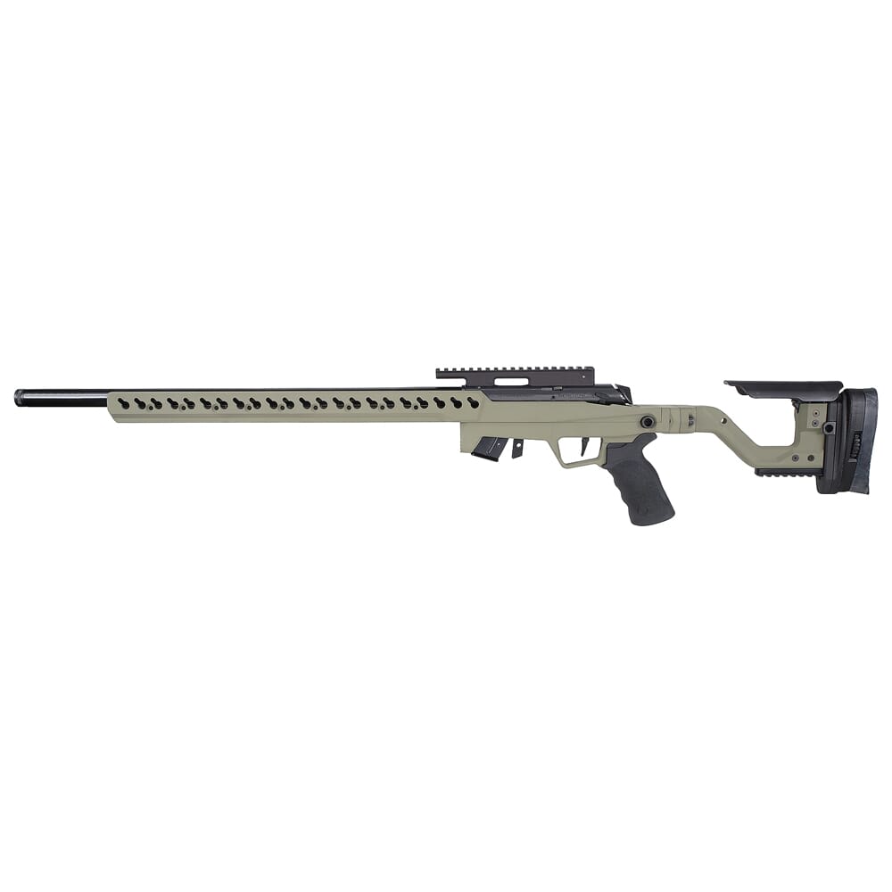 Anschutz 1727F .22 LR 23" Bbl Sage Green Rifle w/5020 2-Stage Trigger AI AT-X Chassis & 30MOA Rail 0A016793AIFR
