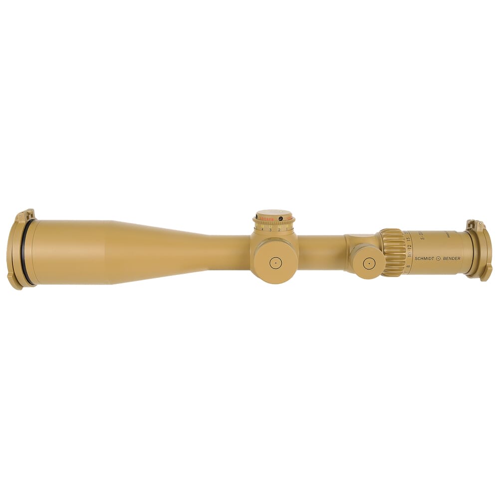 Schmidt Bender 5-25x56mm PM II LP P5FL 1cm ccw DT27 MTC LT / ST ZC CT RAL8000 Riflescope 689-945-622-G8-E8