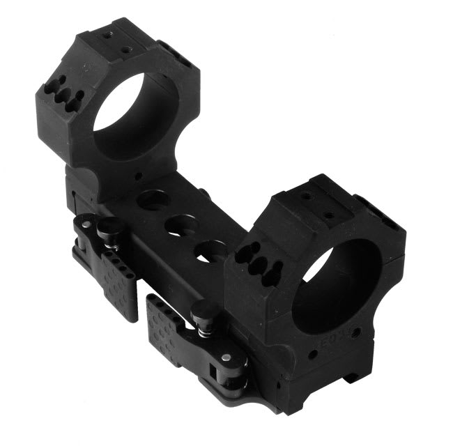 MODULAR DUAL LEVER QD 34mm MOUNT 0 MOA 3-SLOT ECOS CAPS (BLACK) AWP 8110-34 AWP 8110-34