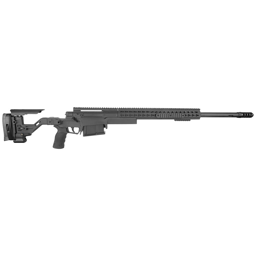 Accuracy International AXSR .300 PRC 27" 3/4"-24 Threaded Bbl Black Left Hand Folding Rifle w/Brake SR30P27MLHBL