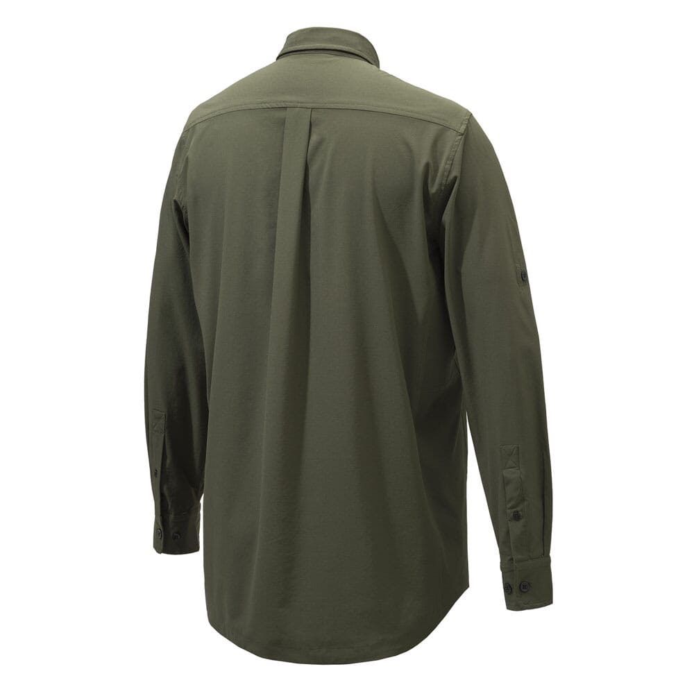 Beretta Plain Lightweight Shirt Green Moss 2XL LU901T216807AAXXL
