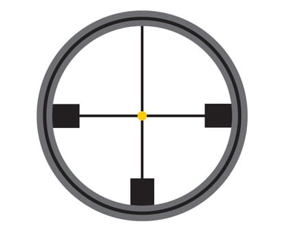 Trijicon TR21-3 Accupoint 1.25-4x24 German 4 crosshair with Amber Dot