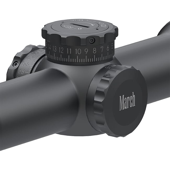 March Compact Tactical 1-10x24 MTR-4 Reticle 1/4MOA Riflescope D10V24TM