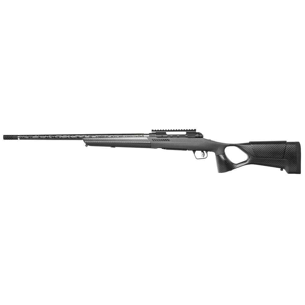 Savage Arms 110 KYLM 6.5 PRC 24" 1:8" 5/8x24 PR CF Wrapped Bbl Black/Gray BA Rifle w/(1) 2rd Mag & Omni-Port Muzzle Brake 58099