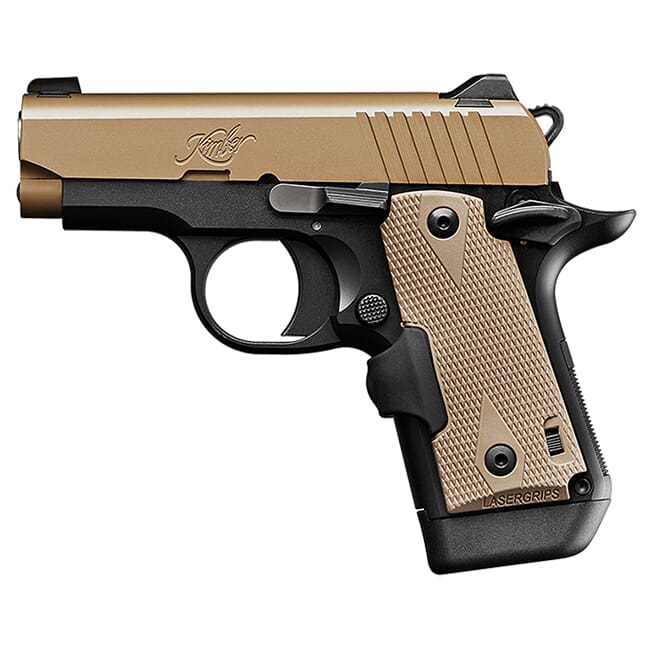 Kimber Micro Desert Tan (LG)(NS) .380 ACP Pistol 3300209