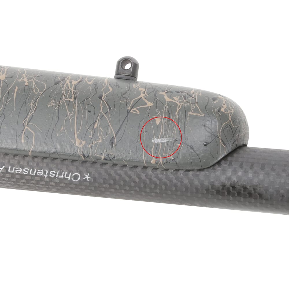 Christensen Arms USED Ridgeline 6.5 PRC 24" 1:8 Green W/Black & Tan Webbing Rifle 801-06015-00 Minor Scratches/Paint Chips in Stock UA2266