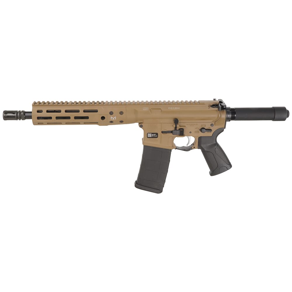 LWRC ICDI M-LOK Direct Impingement 5.56 10.5" FDE Pistol ICDIP5CK10ML