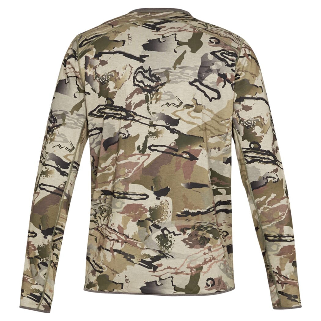 Under Armour RR Rev. Wool Base Crew UA Barren Camo/Black MD 1297423-999002