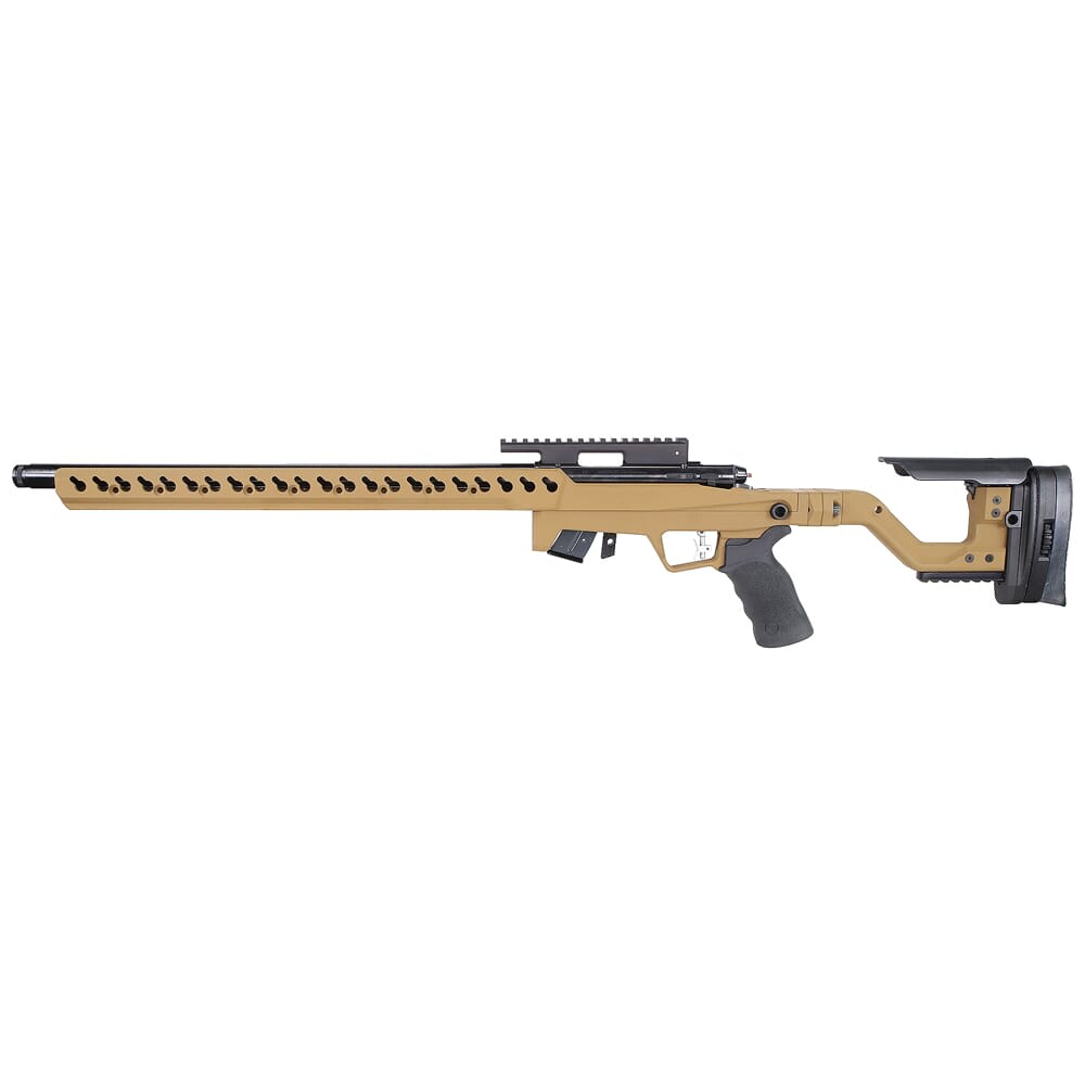 Anschutz 54.18 HB .22 LR 20" Bbl Dark Earth Rifle w/5020 2-Stage Trigger AI AT-X Chassis & 30MOA Rail 0A016104AIDE
