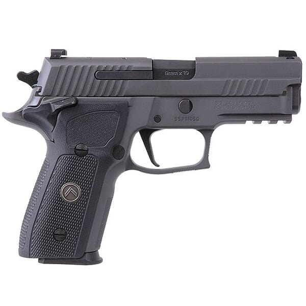Sig Sauer P229 9mm 3.9" Legion Gray SAO X-Ray 3 Black G10 Grip (3) 15rd Mag Handgun E29R-9-Legion-SAO