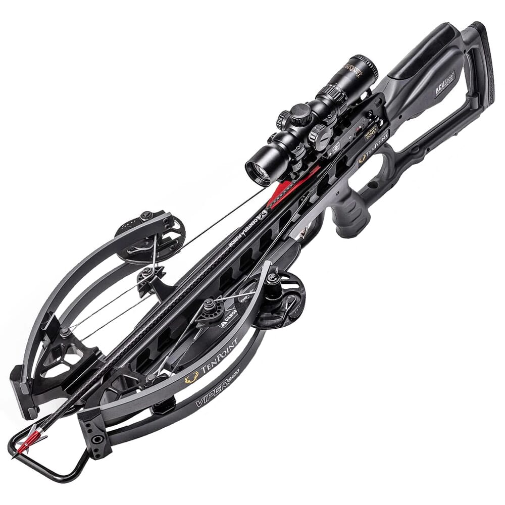 TenPoint Viper S400 Crossbow w/ACUslide, RangeMaster Pro Scope, Graph Gry CB20015-1819