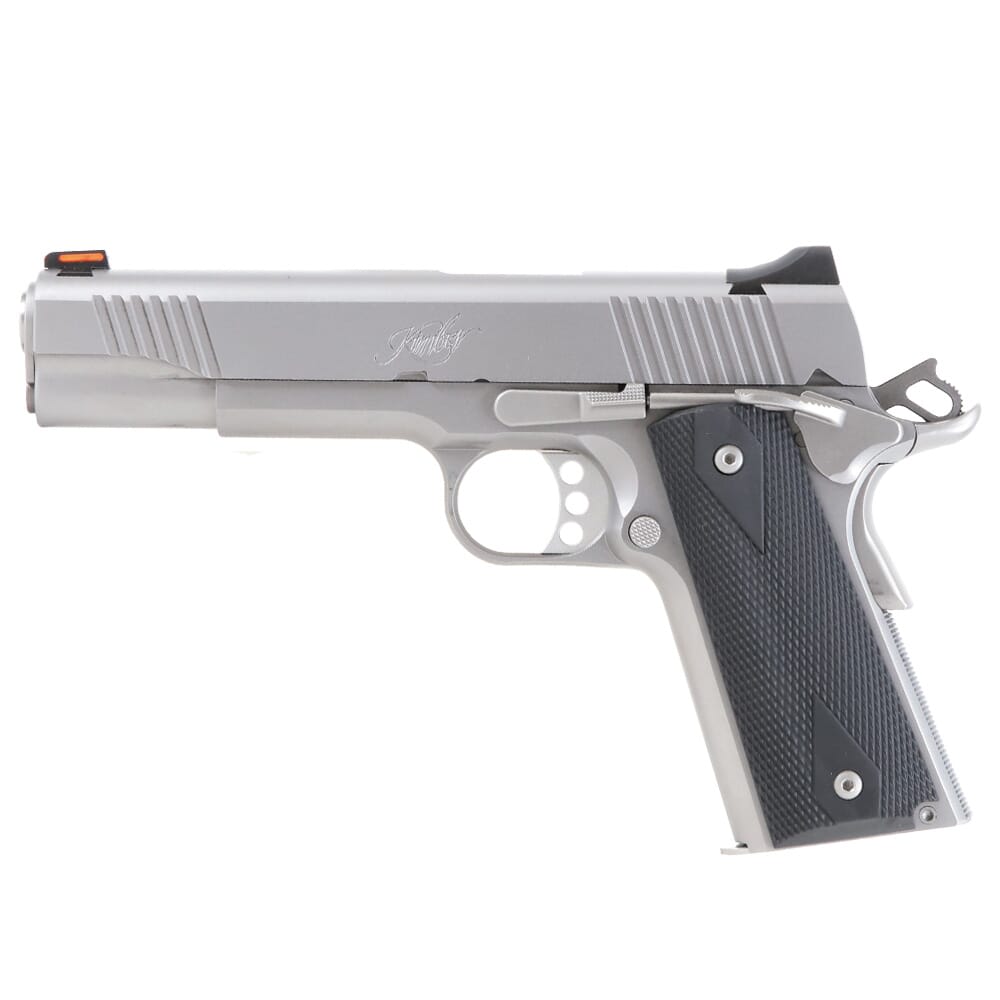 Kimber 1911 Stainless II .45 ACP 5" Bbl Stainless Pistol w/Holster, Kimber Range Bag, & (3) 7rd Magazines 3200007CAB