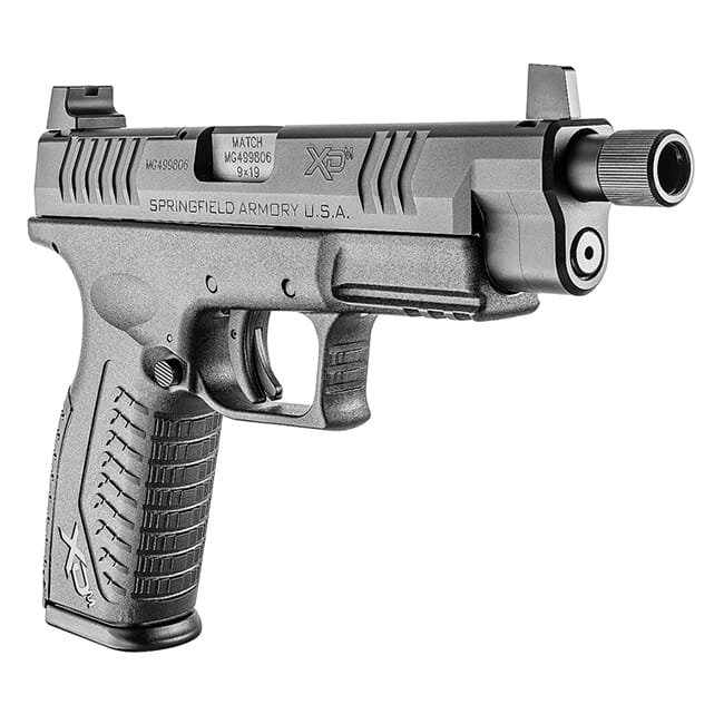 Springfield Armory XD(M) 9MM 4.5" Black Threaded OSP Pistol w/ 3 Sight Bases & Non-Threaded BBL (w/ 2 Magazines) XDMT9459BHCOSP
