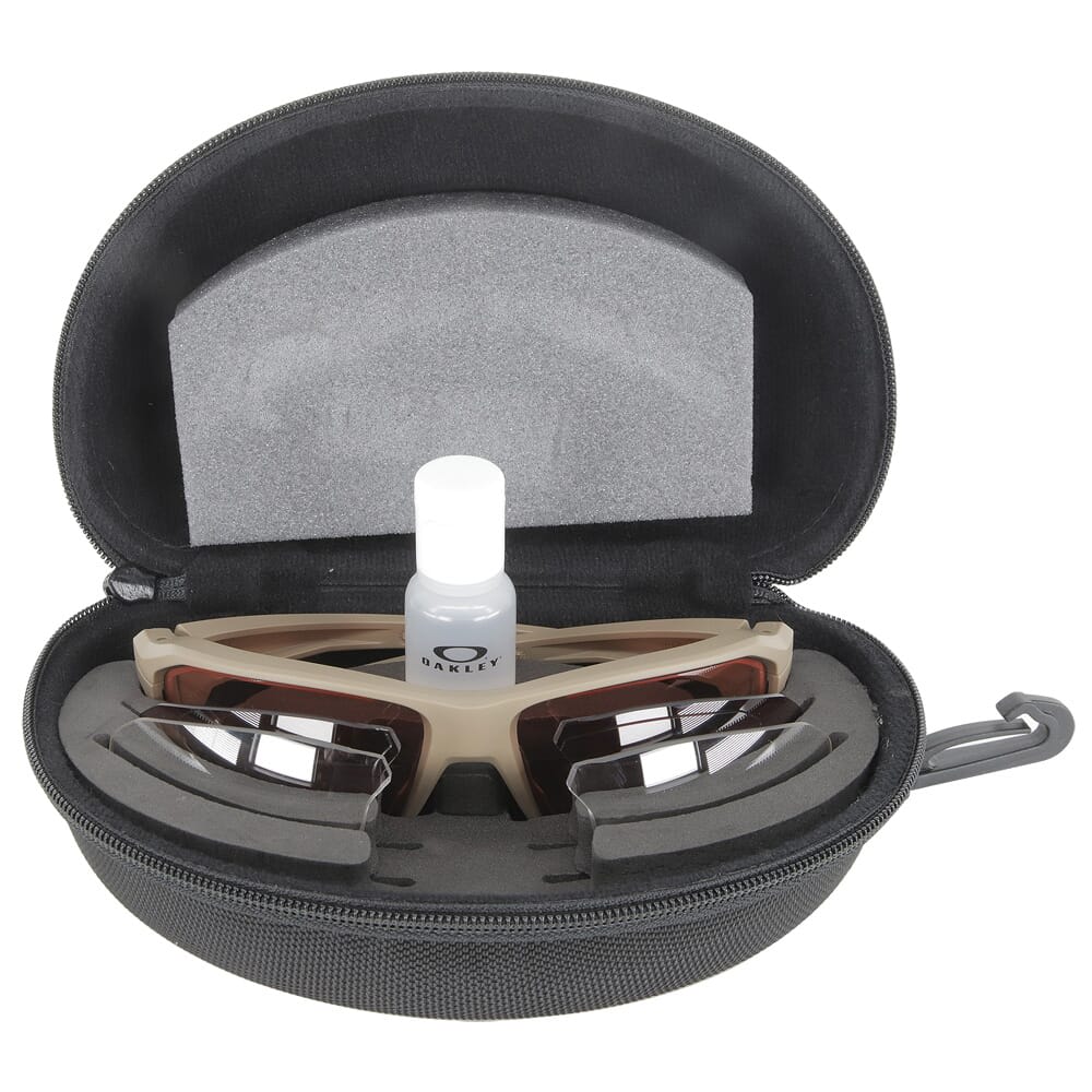 Oakley SI Ballistic HNBL Terrain Tan w/ TR45, TR22, and Clear Lens Array OO9452-0765