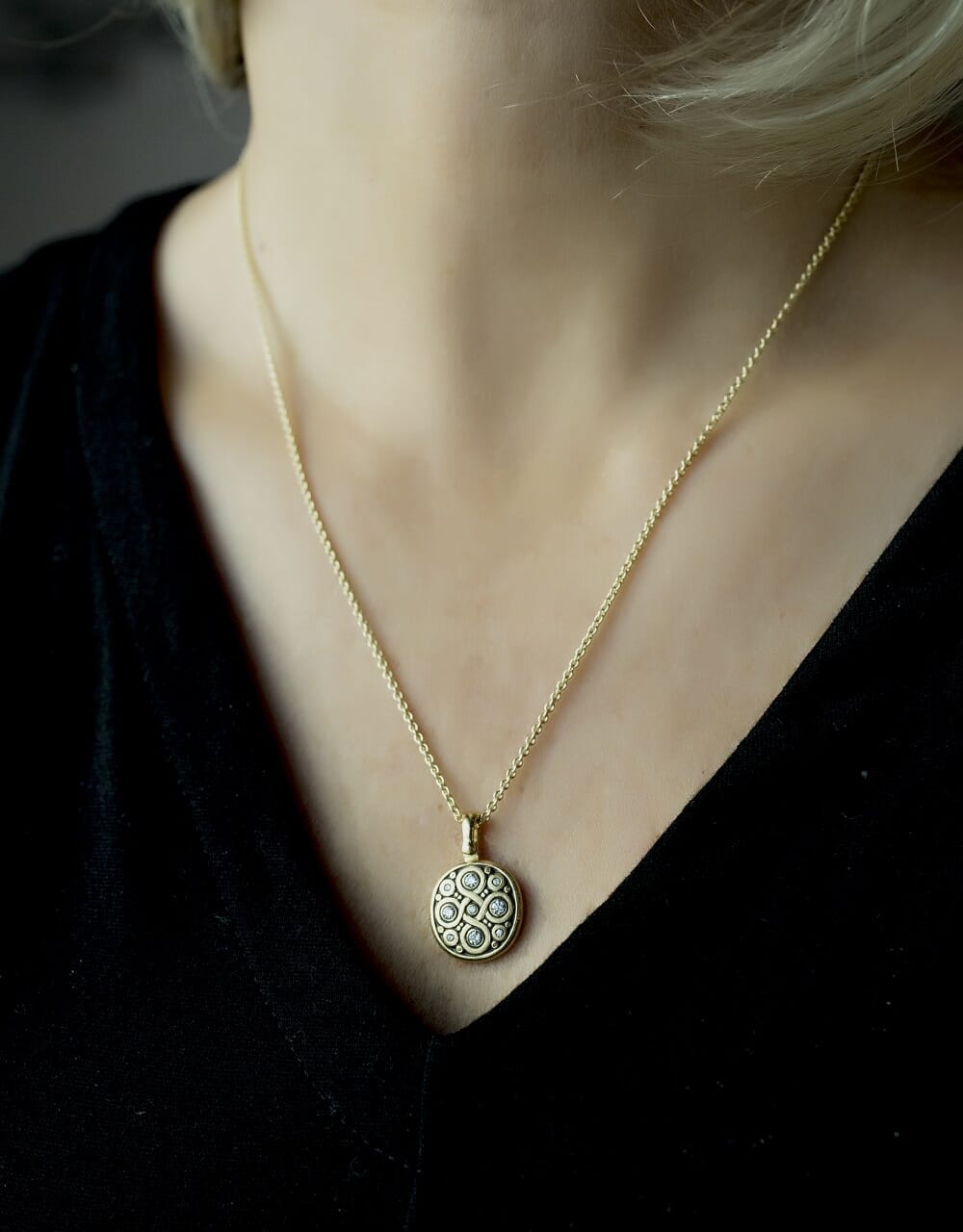 Alex Sepkus 18K Diamond "Celtic Spring" Pendant