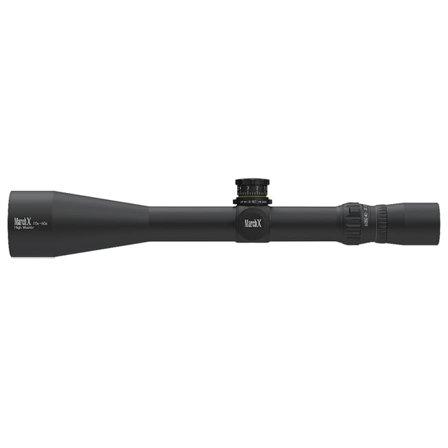 March X "High Master" 10-60x56 MTR-1 Reticle 1/8MOA Riflescope D60HV56TM