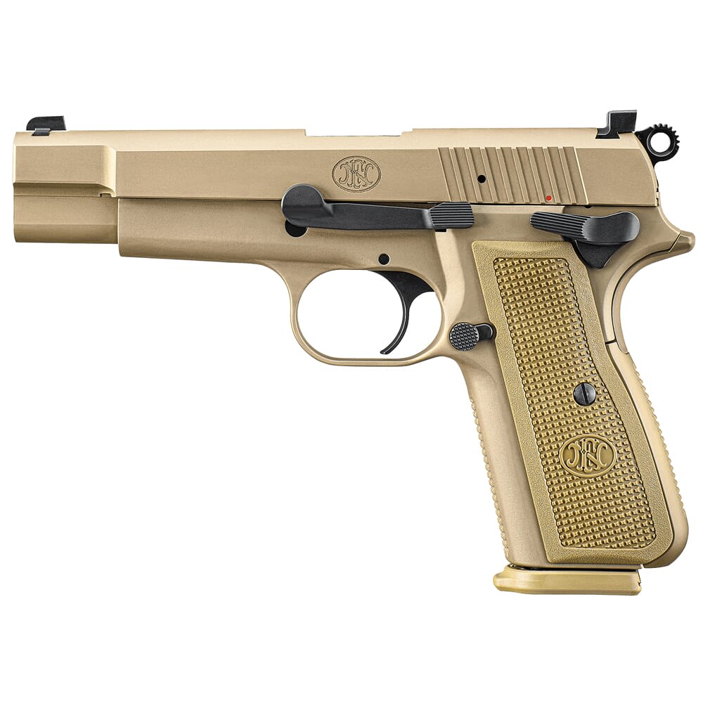 FN America High Power 9mm 4.7" Bbl FDE DS Pistol w/(2) 10rd Mags 66-101117