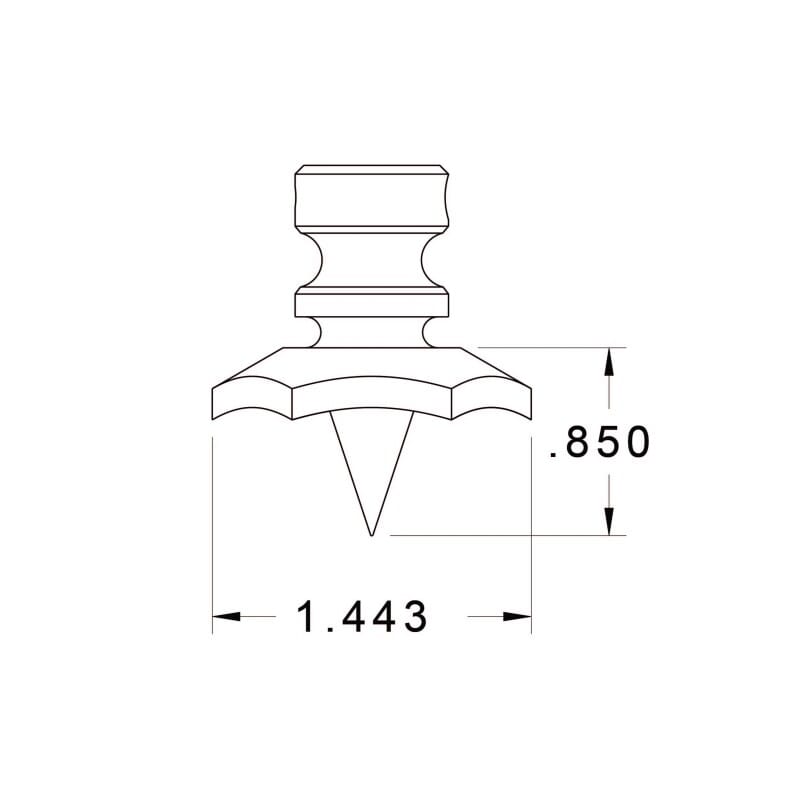 B&T Industries Atlas 5-H and Super CAL Raider Cleat Feet, Pair (2) BT75