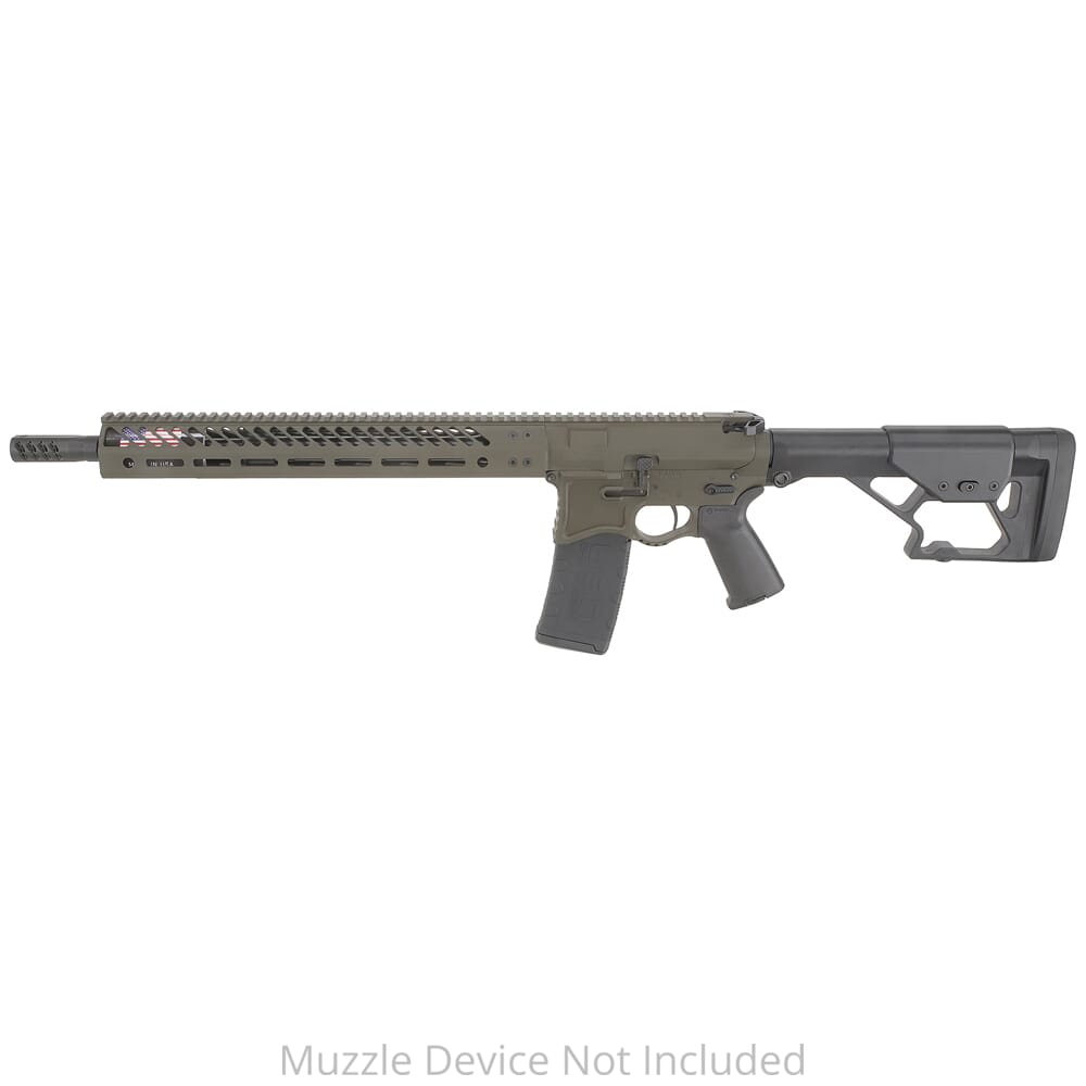 Seekins Precision DMR .223 Wylde 16" 1:8" 1/2"x28 TPI Bbl OD Green Rifle 0011300071-ODG