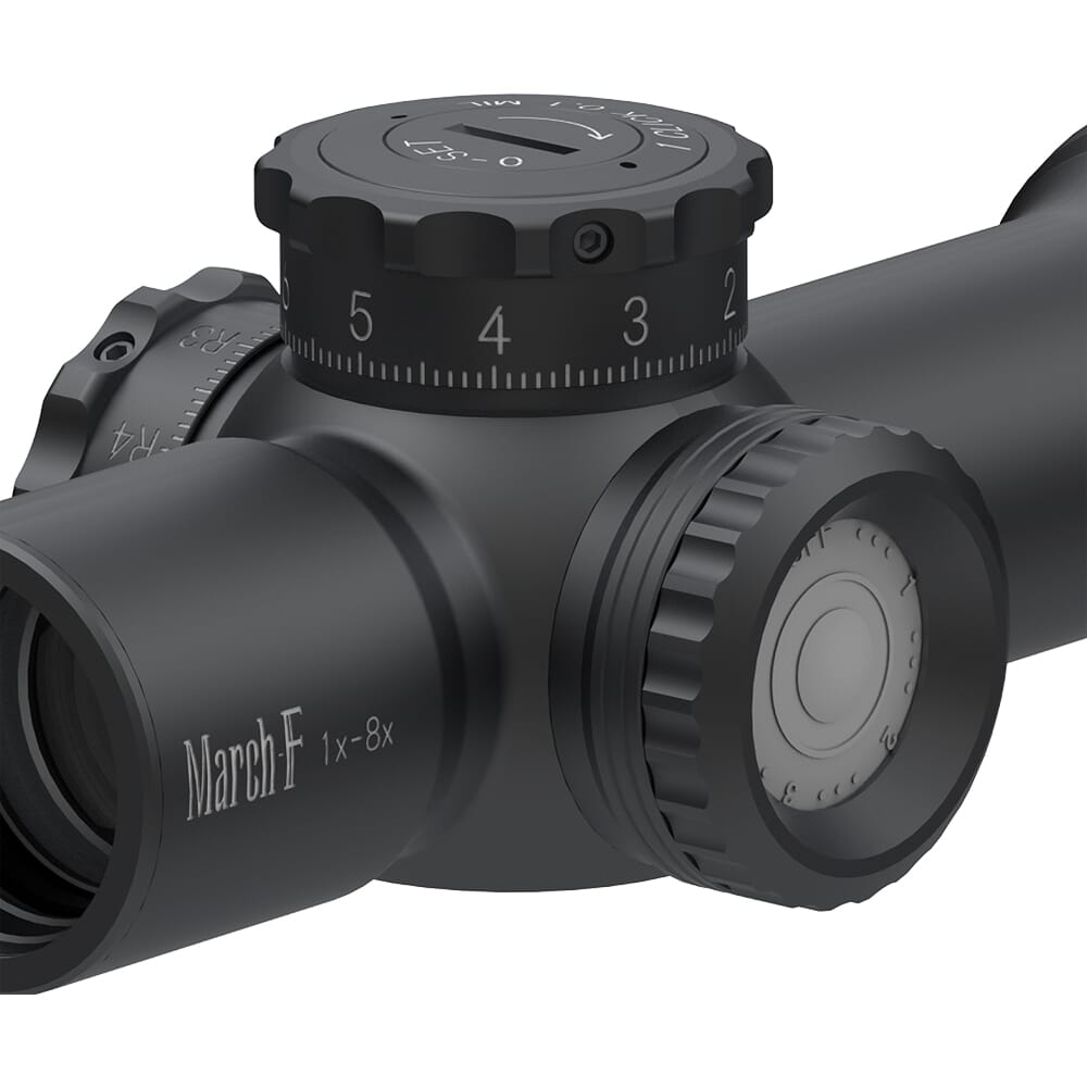 March F Tactical 1-8x24 short FMC-3 Reticle 0.1MIL Illuminated FFP Riflescope D8SV24FIML