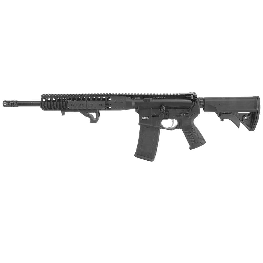 LWRC ICDI Direct Impingement .300 Blackout 16" Blk Rifle ICDIR3B16