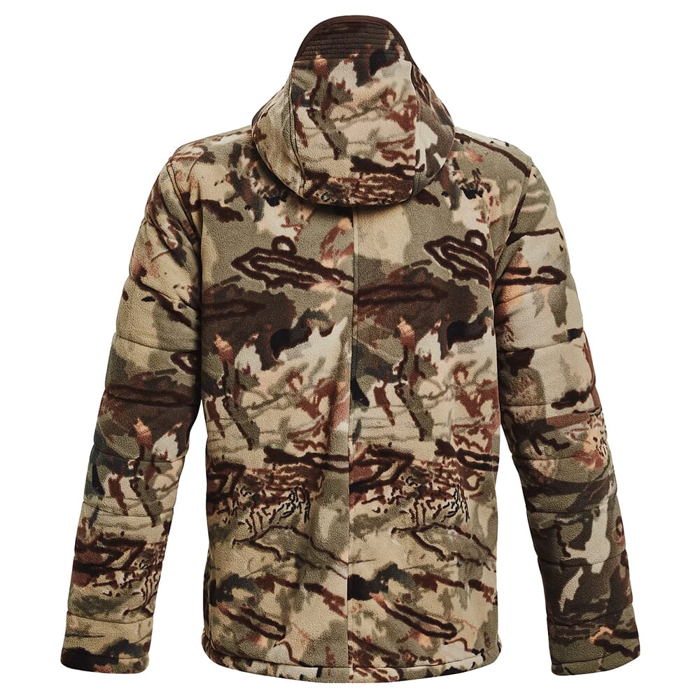 Under Armour Whitetail Rut Windproof Jacket UA Forest All Season Camo/Black XXL 1378817-994008