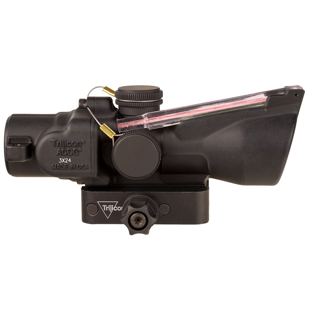 Trijicon ACOG 3x24 Low Height Dual Illum Red Crosshair 7.62x39/123gr. Ballistic Compact Riflescope w/Q-LOC Mount TA50-C-400357