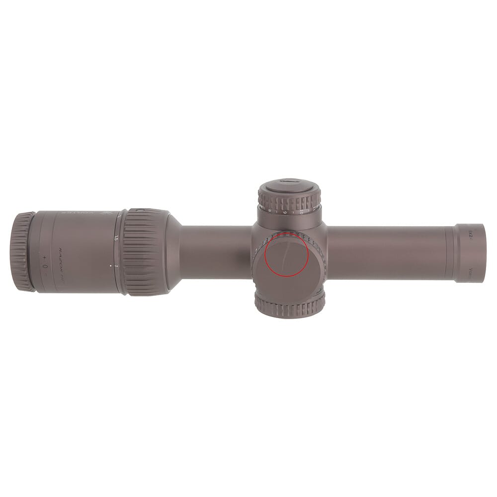 Vortex USED Razor Gen II HD-E 1-6x24mm VMR-2 MRAD Riflescope RZR-16009 - Battery Cap Scratched UA2730 UA2730