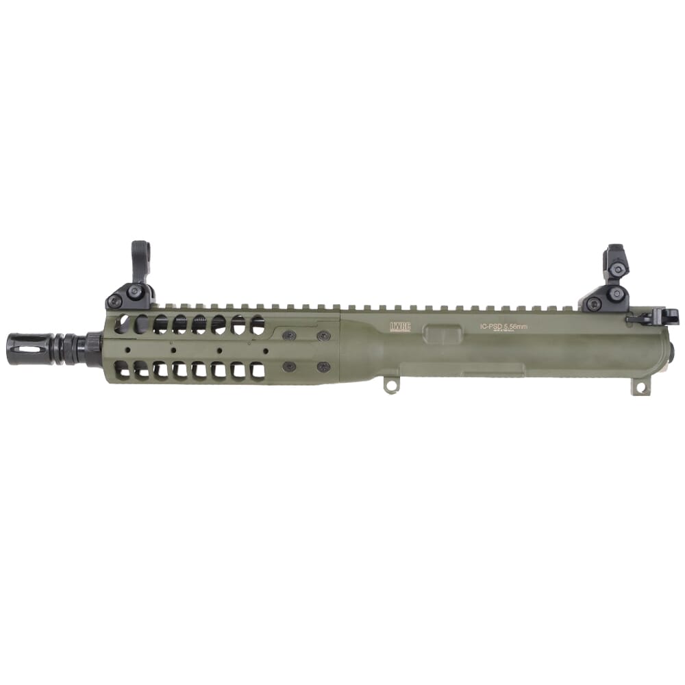 LWRC IC-PSD 5.56mm NATO 8.5" 1:7" 1/2x28 Bbl OD Green Personal Security Detail Complete Upper Receiver ICPSDU5ODG8