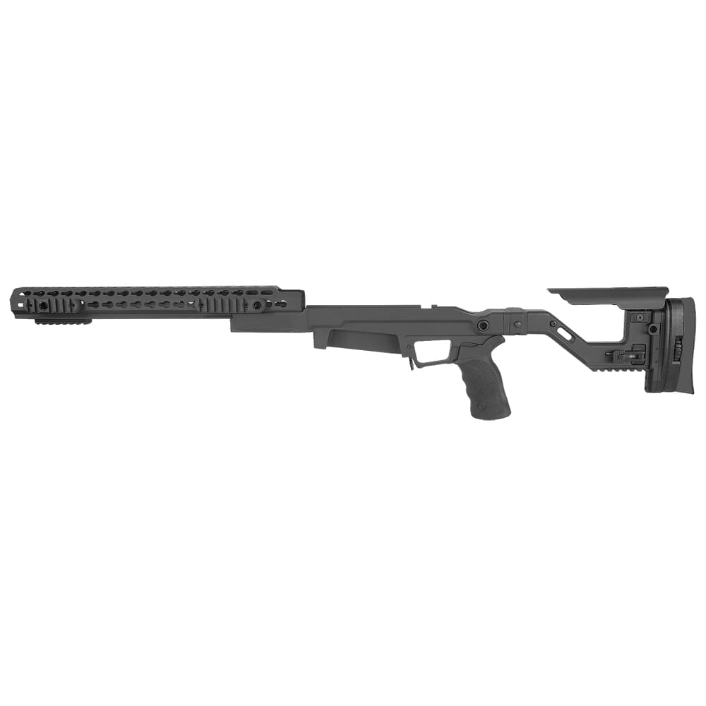 Accuracy International AXSR AICS Rem 700 LA .338 Lapua Mag CIP Right Folding, 16 Forend Black SRC-002BL