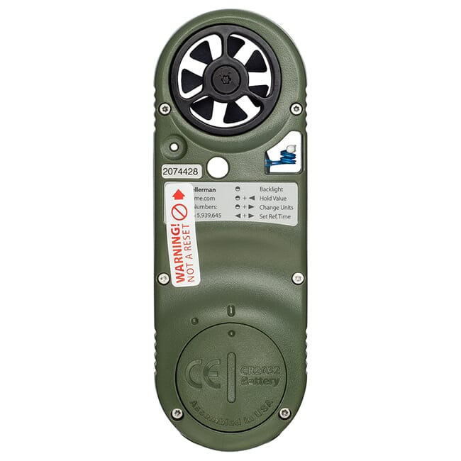 Kestrel 3500NV Weather Meter Digital Psychrometer NV Backlight with Leupold Hard Case Olive Drab 0835NV-LEU
