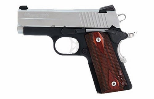 Ultra, 2-Tone Finish, Low Profile Night Sights, 3 Hole Trigger, Blackwood Grips 1911U-45-TSS