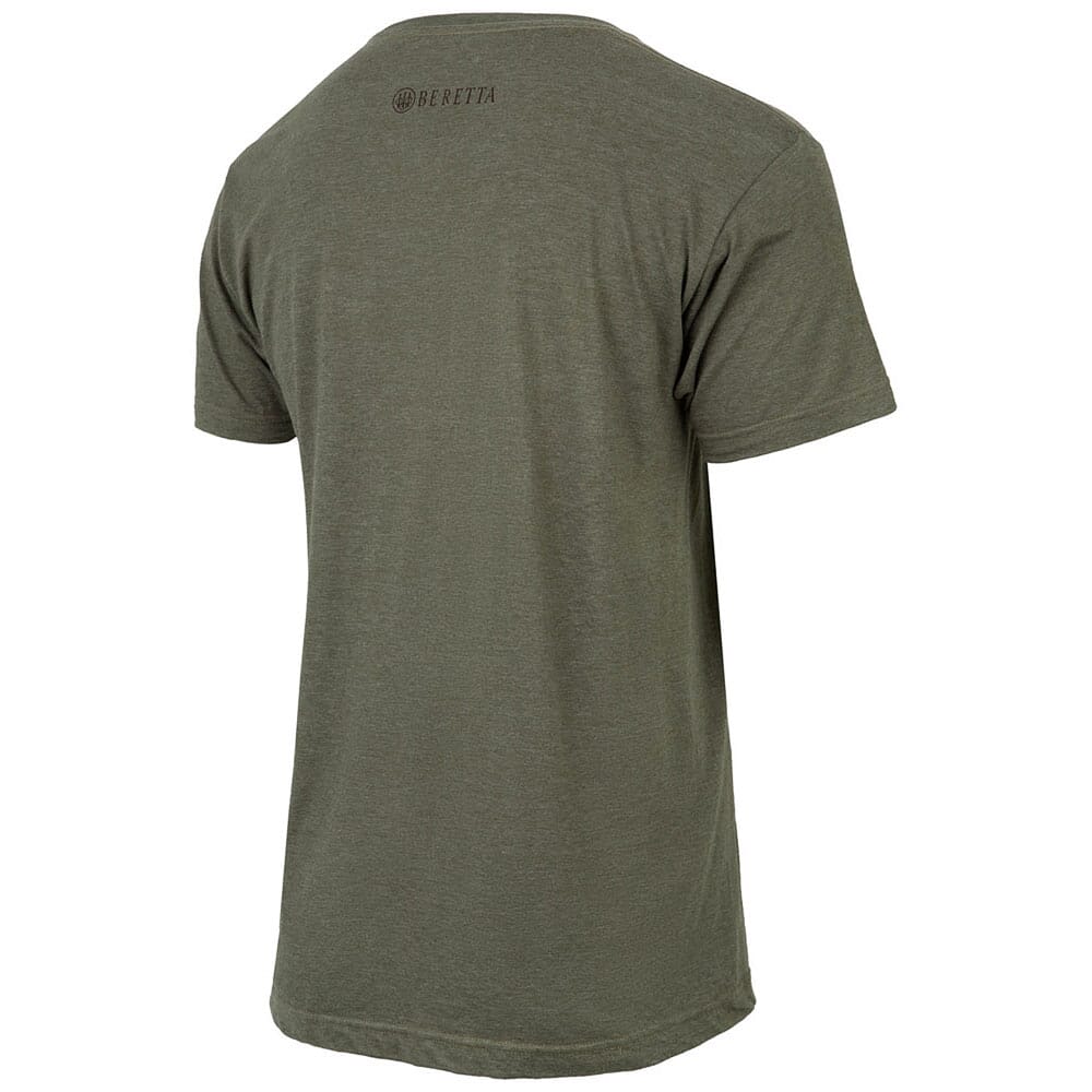 Beretta Heritage SS Tee Heather Mil Green Small TS735T189007AUS