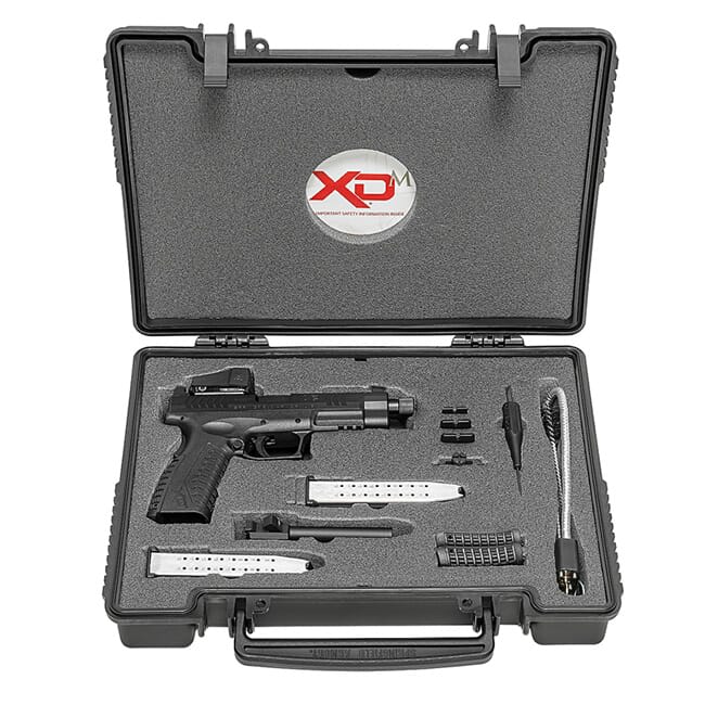 Springfield Armory XD(M) 9MM 4.5" Black Threaded OSP Pistol w/ 3 Sight Bases, Vortex Venom Sight & Non-Threaded BBL (w/ 2 Mags) XDMT9459BHCOSPV