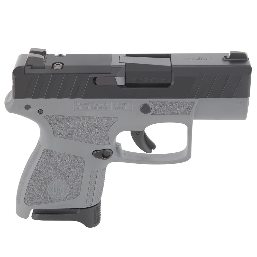 Beretta APX A1 Carry RDO 9mm 3.07" Bbl Semi-Auto Wolf Grey Pistol w/(1) 8rd Extended & (1) 6rd Mag JAXN926A1