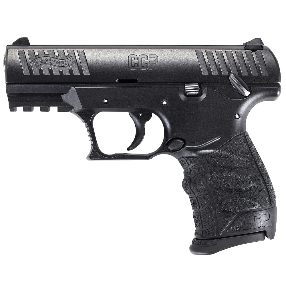 Walther Arms CCP M2+ 9mm 3.54" Bbl Black Pistol w/(2) 8rd Mags 5083500