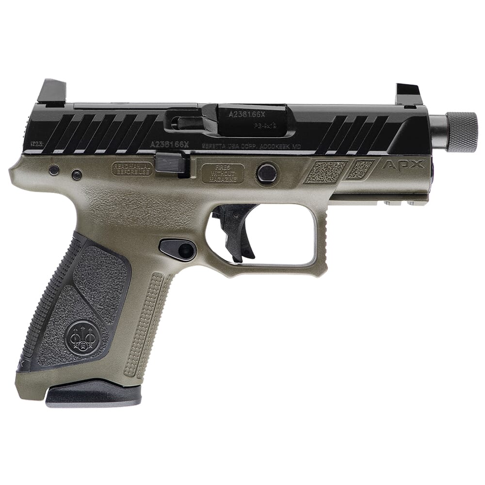 Beretta APX A1 9mm 4.2" Bbl Compact Tactical Pistol w/(3) 10rd Mags JAXA1C910TAC