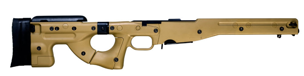 AICS Chassis System Savage Short Action 2.0 Folding Stock, UNS Mount, Dark Earth, 308 Win