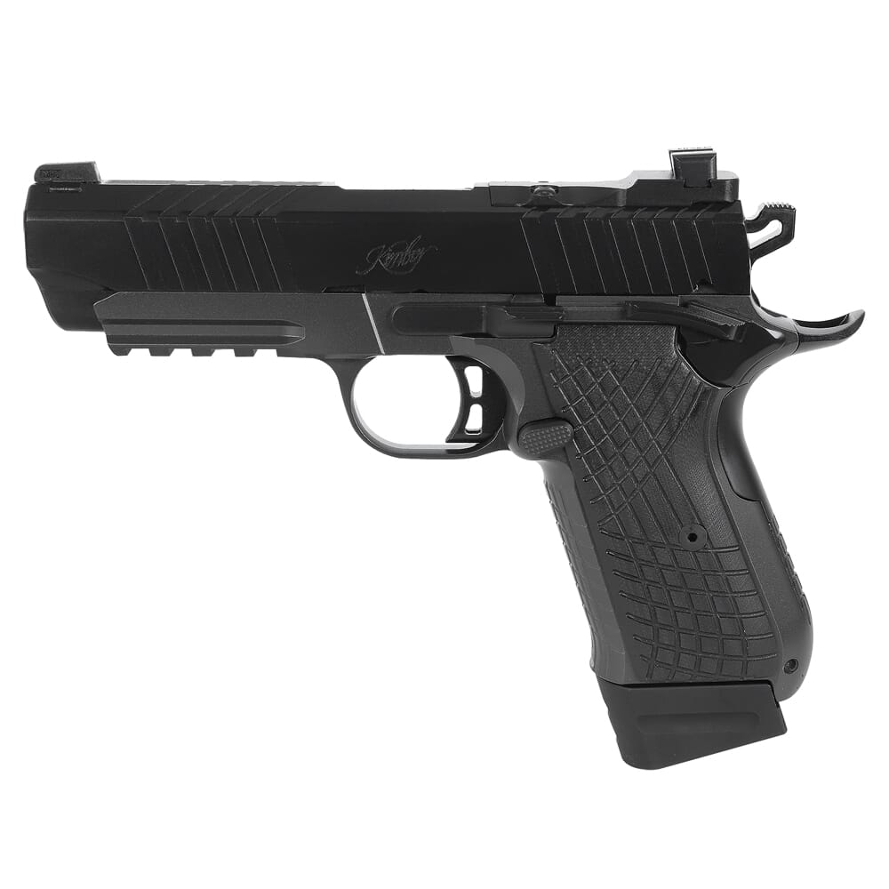 Kimber KDS9c Rail 9mm 4.09" Bbl Optics Ready Gray/Black 10rd Pistol w/3-Dot TruGlo Night Sights 3100018
