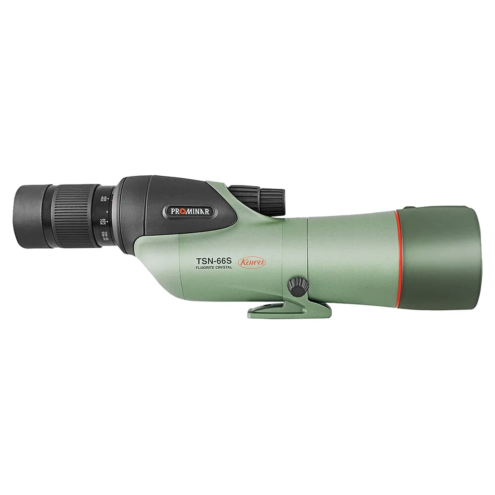Kowa TSN-66 PROMINAR Straight Spotting Scope w/Pure Fluorite Lens & TE-11WZ II Zoom Eyepiece TSN-66S-ZM-SET