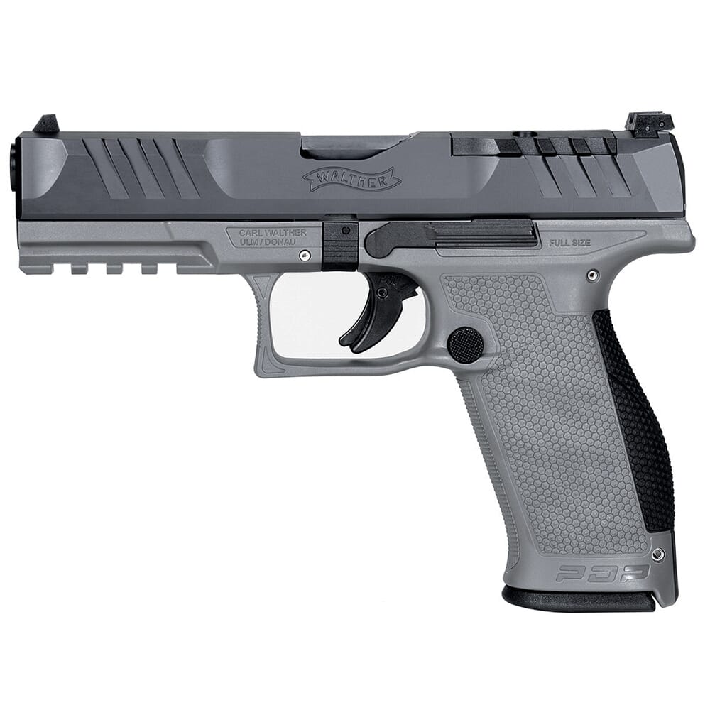 Walther Arms PDP 9mm 4.5" Bbl Two-Tone Gray Frame Optic Ready Full Size Pistol w/(2) 18rd Mags 2858371